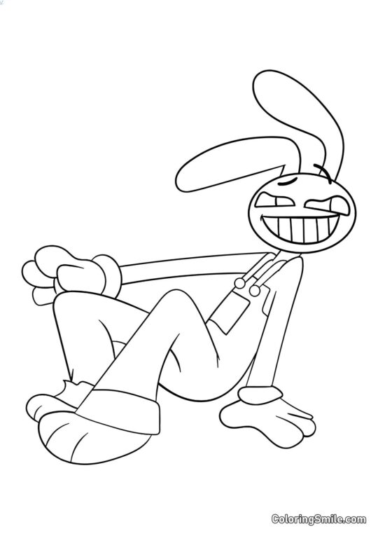 Desenhos para Colorir do Incrível Circo Digital Jack Sirenek - Página para Colorir