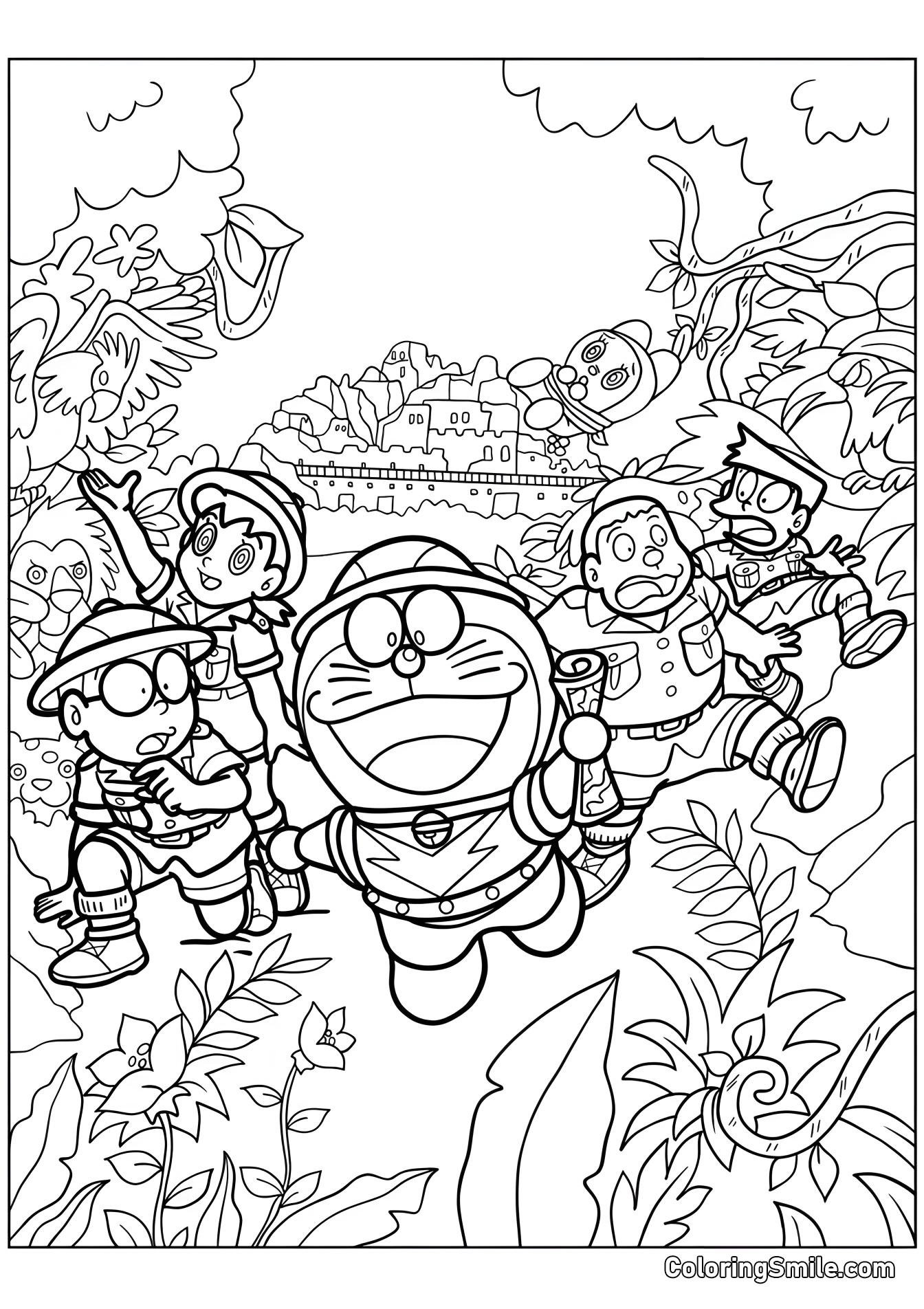 Dibujos para colorear de Doraemon | Imprime una colección de dibujos para colorear