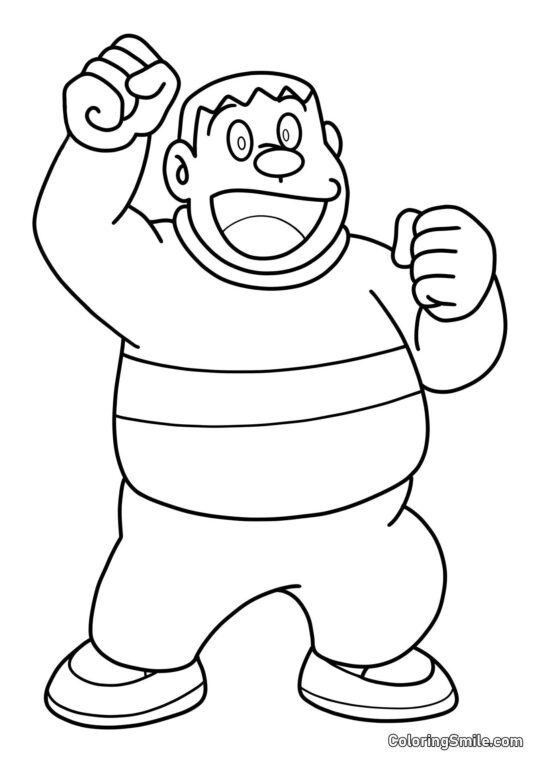 Takeshi Gouda - Página para Colorir