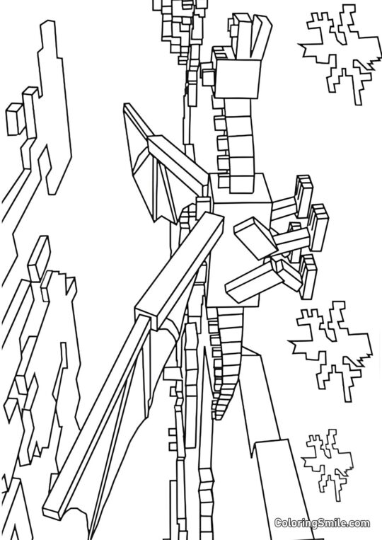 Ender Drage - Farvelægningsside