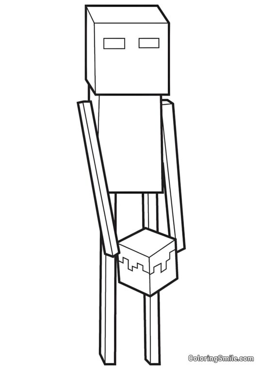 Enderman - Farvelægningsside