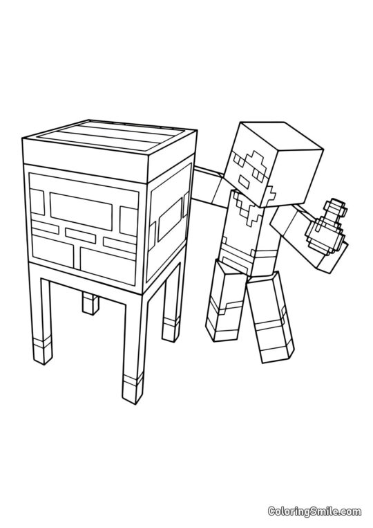 Alex og Biavler - Farvelægningsside