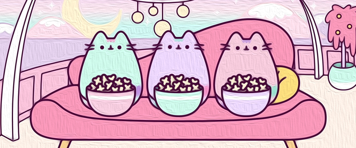 Desenhos do Pusheen, o Gato para colorir