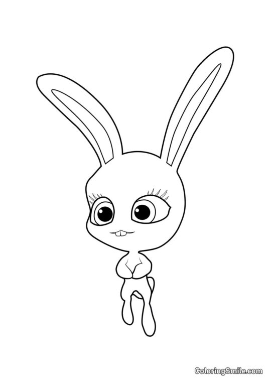 Disegni di Ladybug e Cat Noir da colorare Fluff — Kwami dell’Evoluzione - Pagina da Colorare