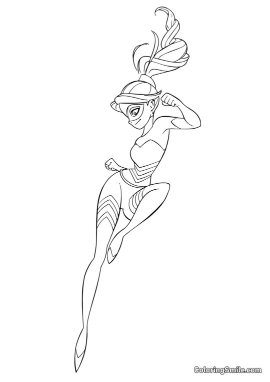 Disegni di Ladybug e Cat Noir da colorare Regina Bee - Pagina da Colorare