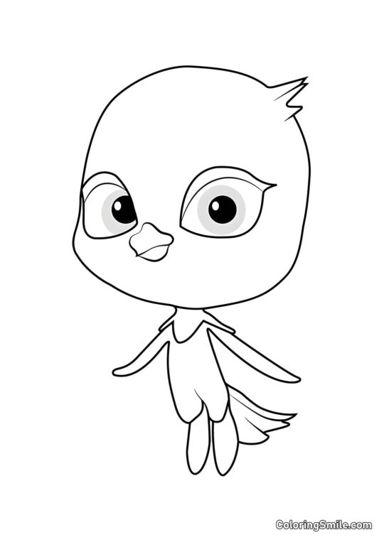 Disegni di Ladybug e Cat Noir da colorare Liiri — Kwami della Libertà - Pagina da Colorare