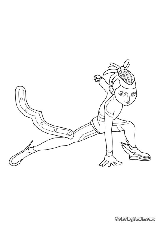 Disegni di Ladybug e Cat Noir da colorare Max come Pegaso - Pagina da Colorare