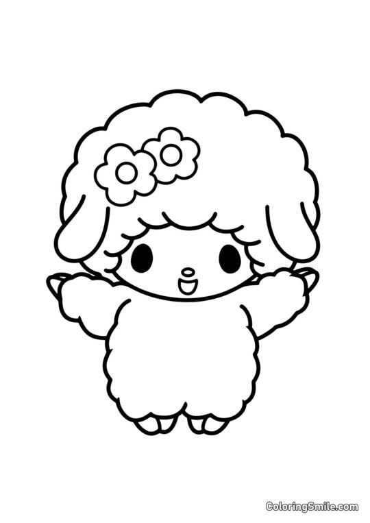 Собака Піано з Мої Мелодії - Розмальовка