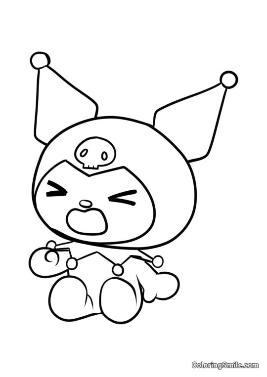 Куромі плаче - Розмальовка