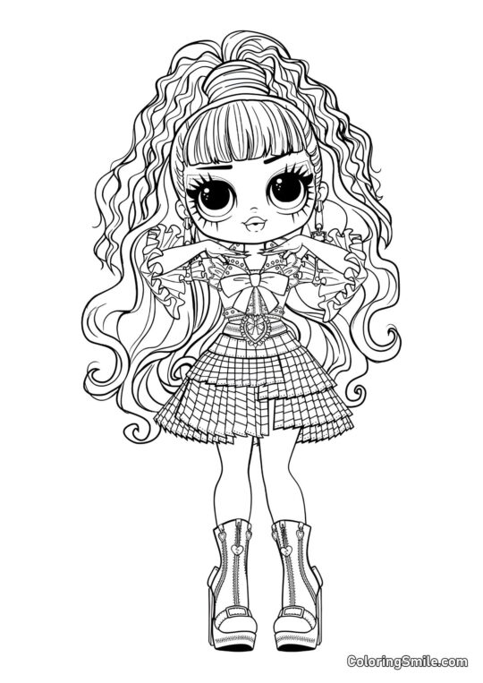 LOL OMG Dibujos para colorear LOL OMG Prisma - Página para Colorear