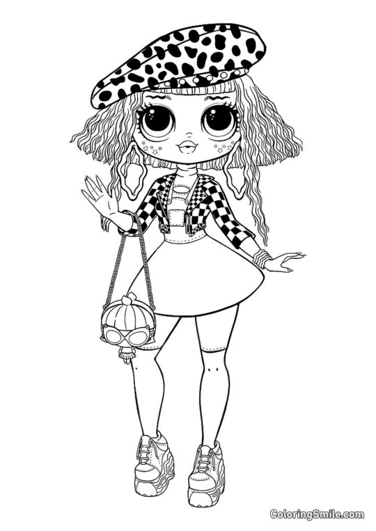 LOL OMG Dibujos para colorear LOL OMG Neonlicious - Página para Colorear