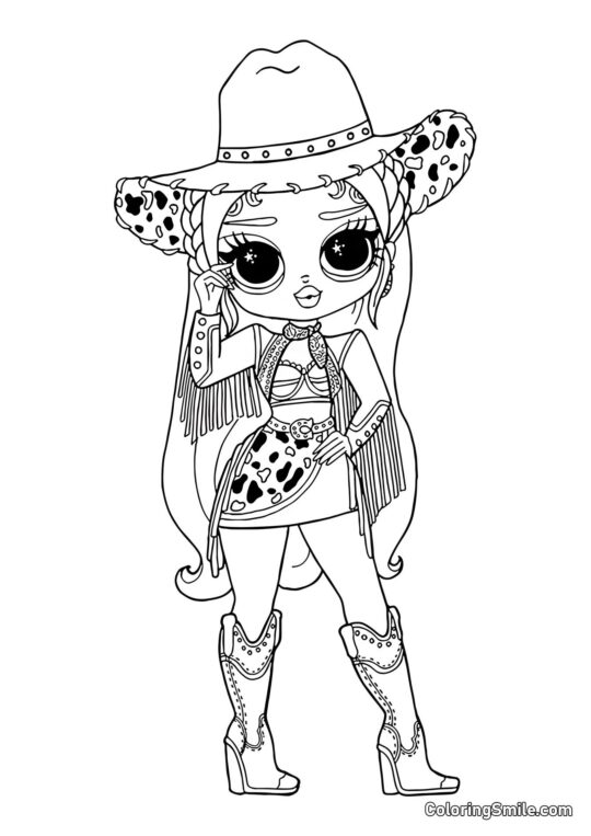 LOL OMG Dibujos para colorear LOL OMG Lujo Lujoso - Página para Colorear