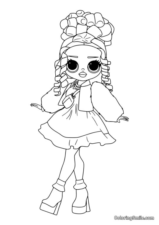 LOL OMG Dibujos para colorear LOL OMG Dulces - Página para Colorear