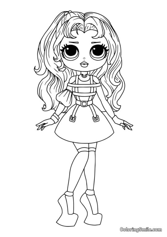 LOL OMG Dibujos para colorear LOL OMG Hermana Mayor Crepúsculo - Página para Colorear
