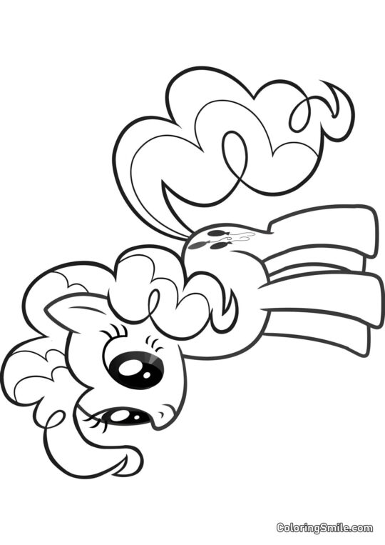 Pinkie Pie - Omalovánka