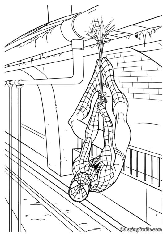 Kolorowanki Spider-Mana Nowy Spider-Man - Kolorowanka