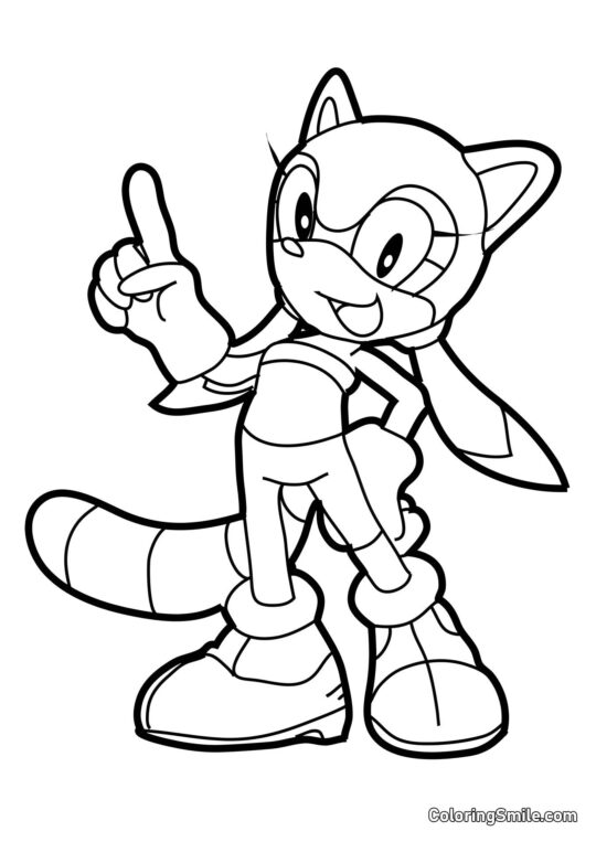 Єнот Майрін - Розмальовка