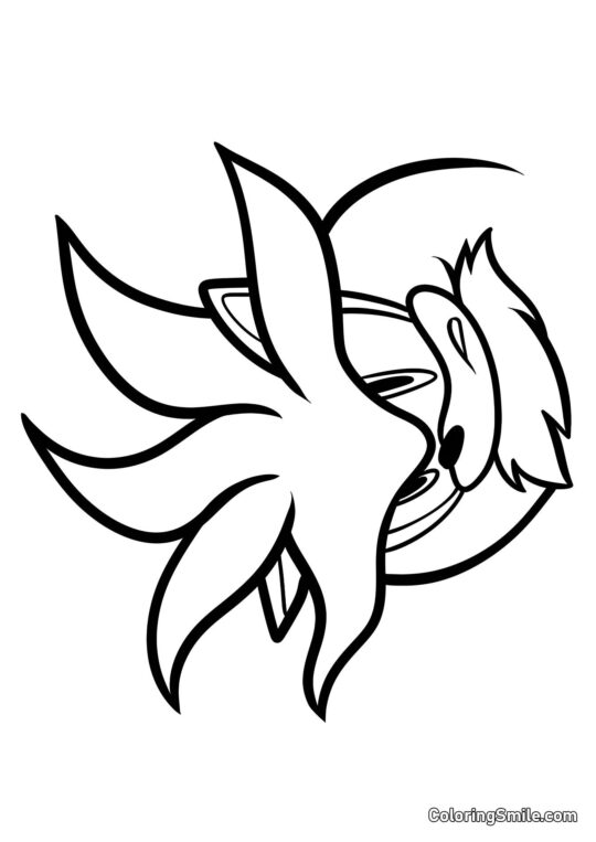 Їжак Срібний - Розмальовка