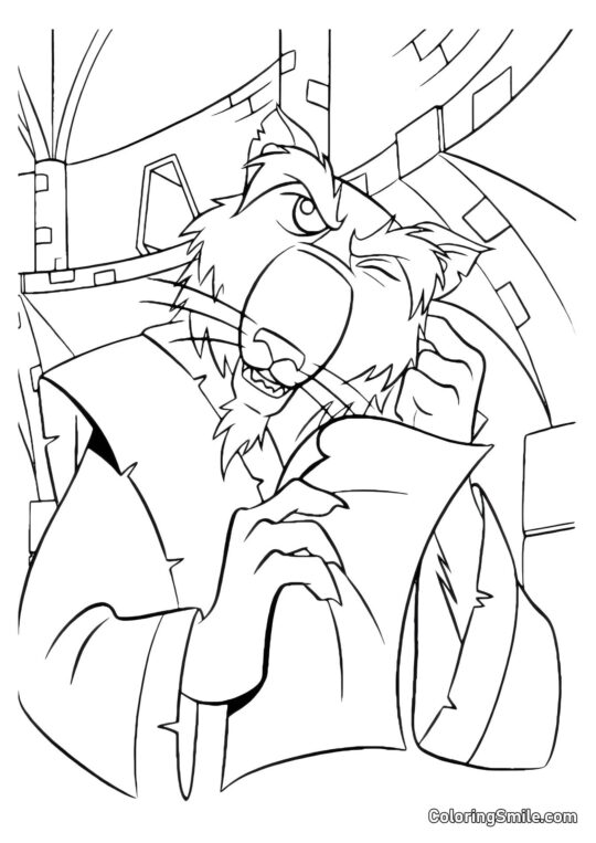 Splinter w Myślach - Kolorowanka