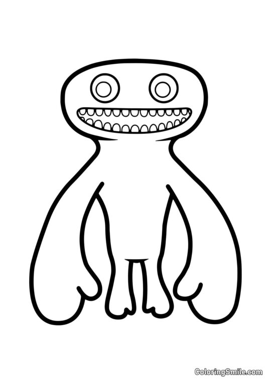 Jumbo Josh v plné výšce - Omalovánka