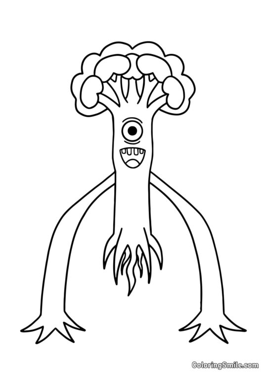 Vysoký Victor z Banban školky - Omalovánka