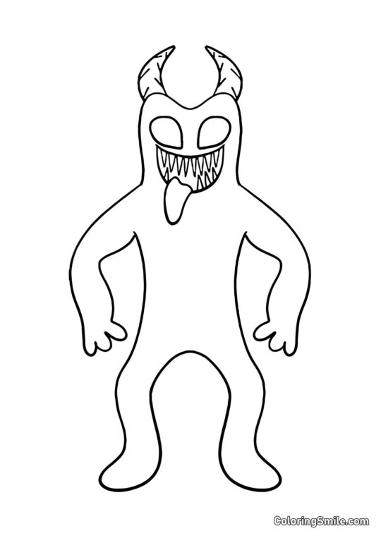 Zlý Banban - Omalovánka