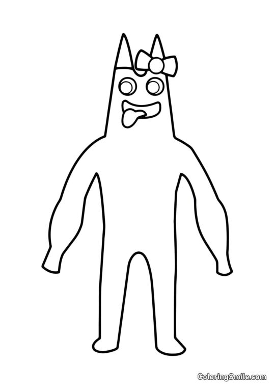 Banbalina z Banban školky - Omalovánka