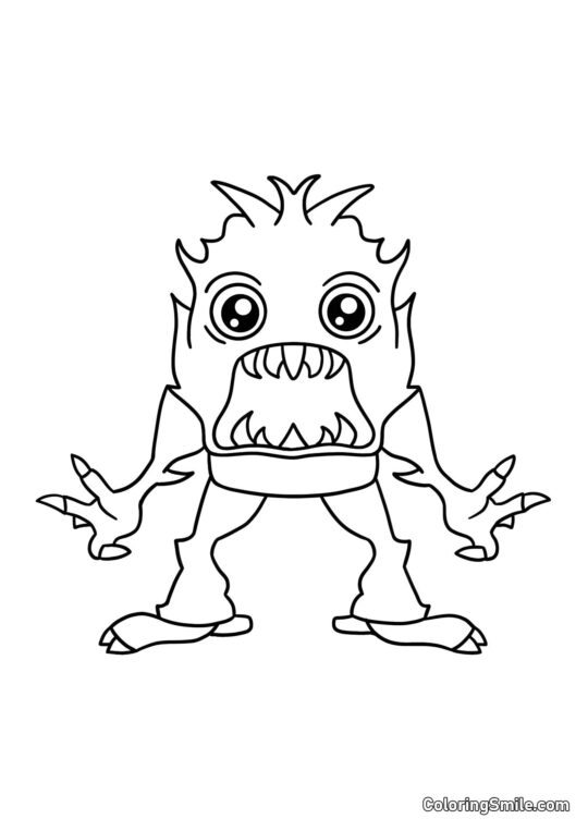 Lovec Tim z Banban školky - Omalovánka