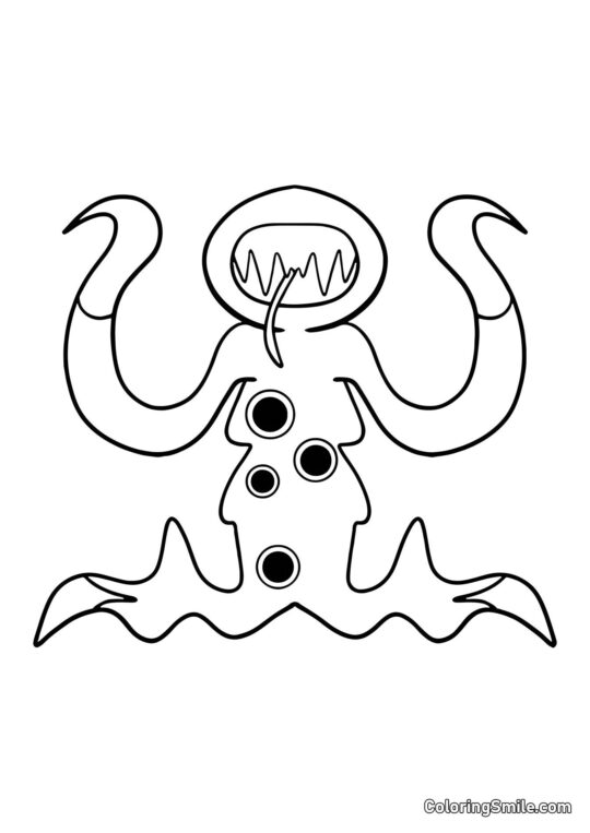 Hladová Tammy z Banban školky 4 - Omalovánka