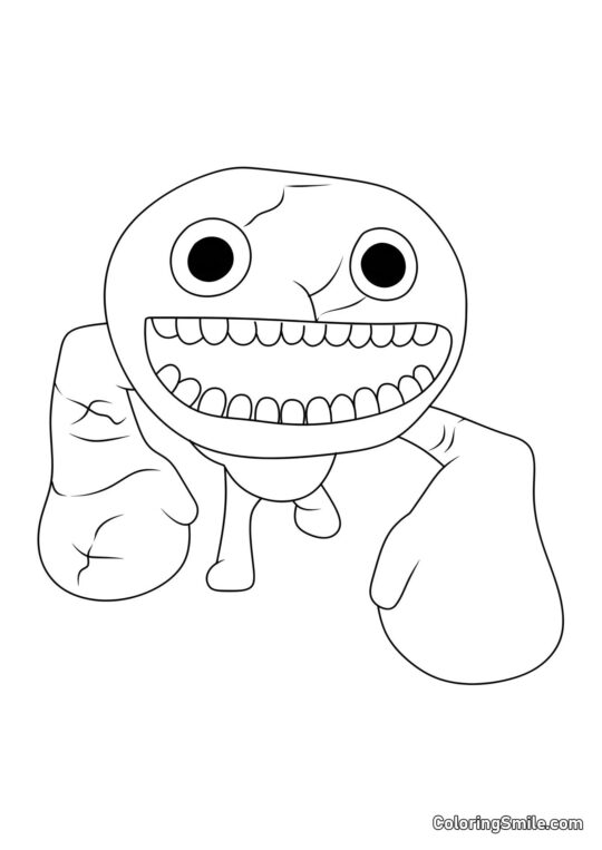 Obří příšera Jumbo Josh - Omalovánka