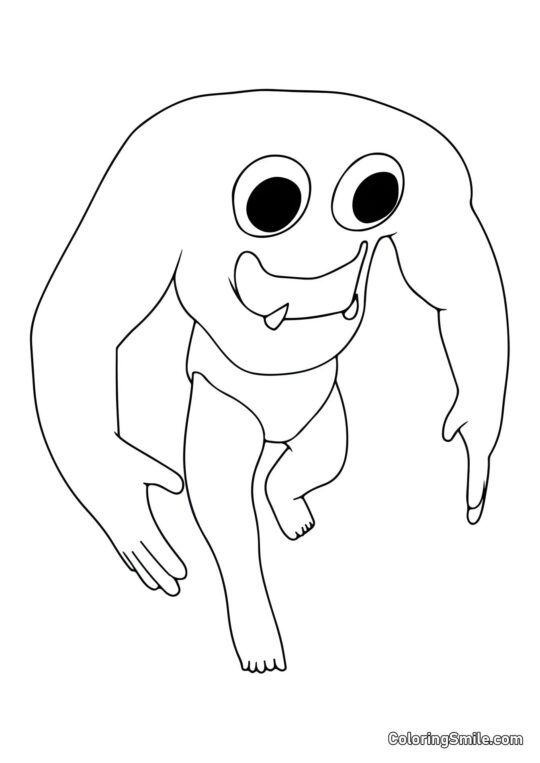 Kapitán Violin z Banban školky - Omalovánka