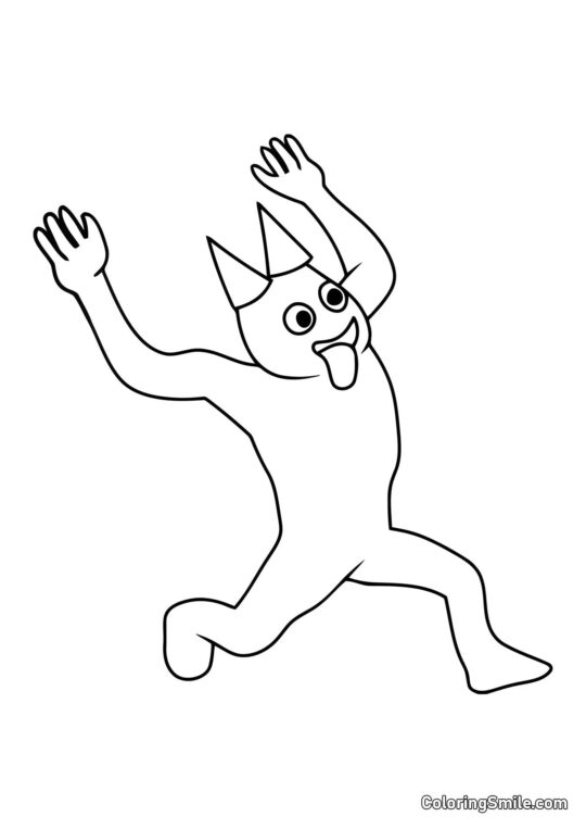 Banban běží - Omalovánka