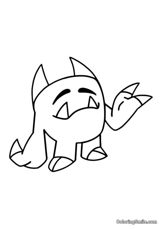 Roztomilý Kapitán Fiddles - Omalovánka