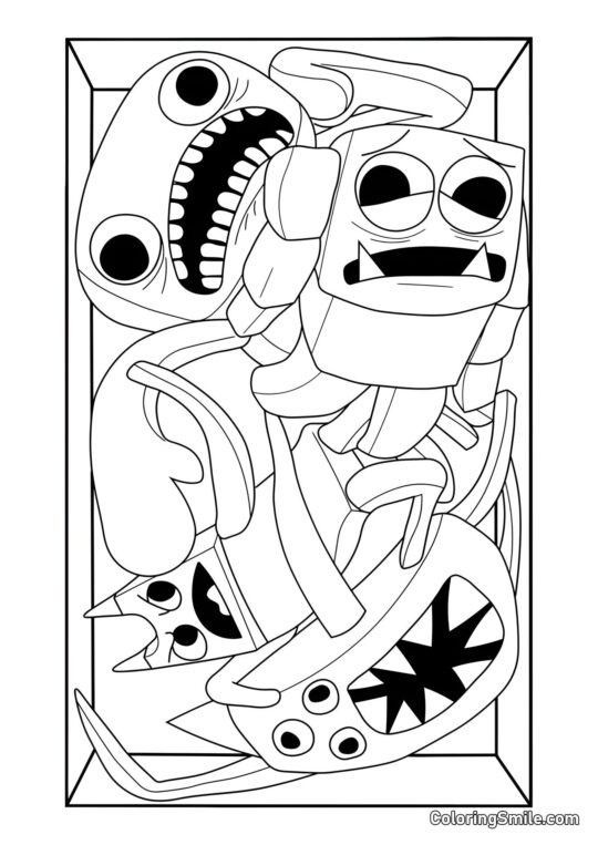 Banban školka 2 v krabici - Omalovánka