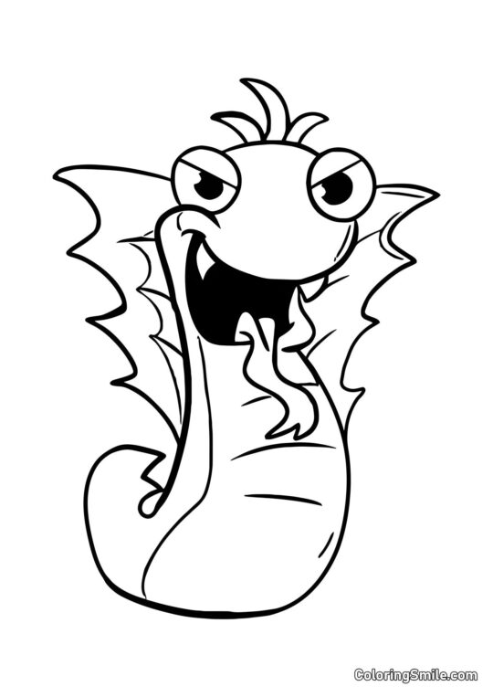 Tichý Steve z Banban školky - Omalovánka