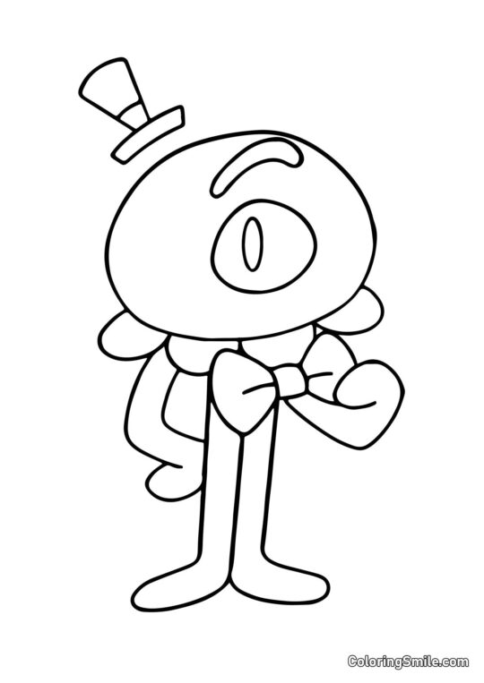 Stinger Flynn v kostýmu - Omalovánka