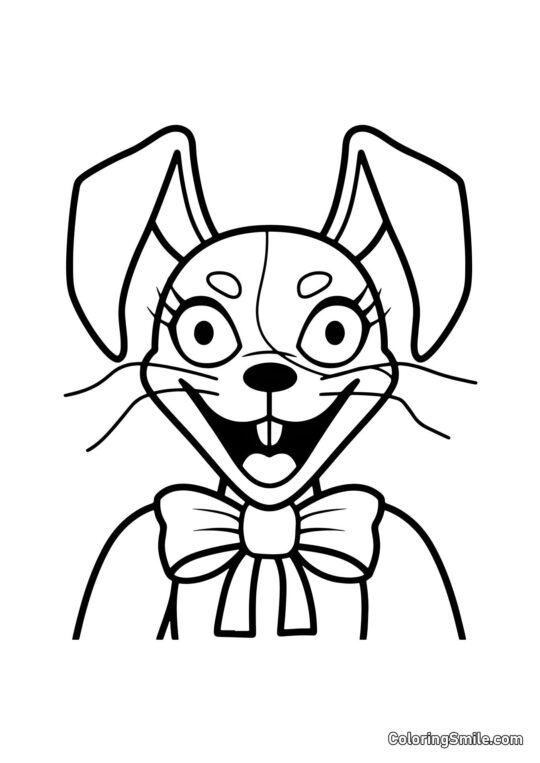 Ванеса (Ванні) з FNAF 9 Security Breach - Розмальовка