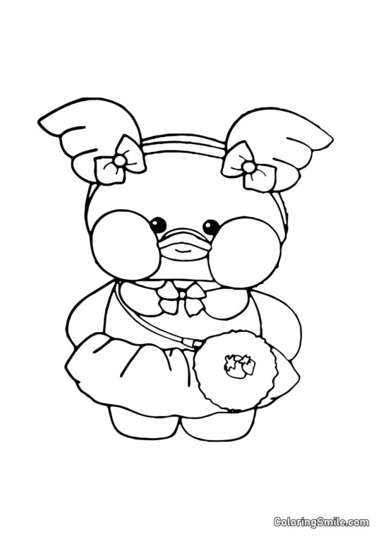 Lalafanfan Ausmalbilder Lalafanfan kleiner Engel - Ausmalbild