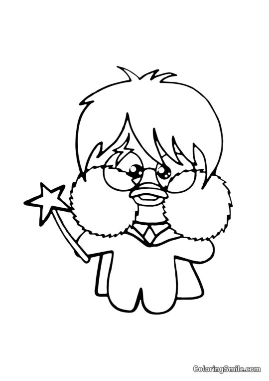 Lalafanfan Ausmalbilder Lalafanfan Harry Potter - Ausmalbild