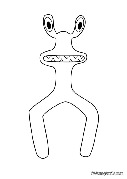 Rose des Rainbow Friends - Page de Coloriage