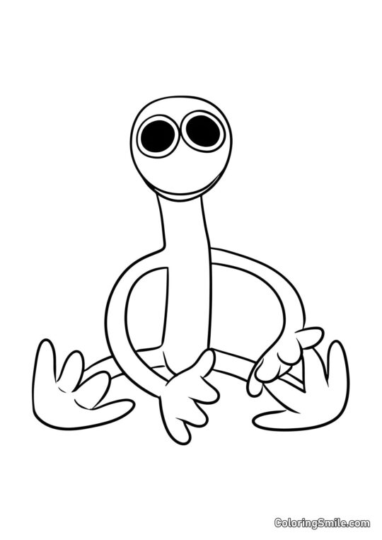 Violet mignon - Page de Coloriage