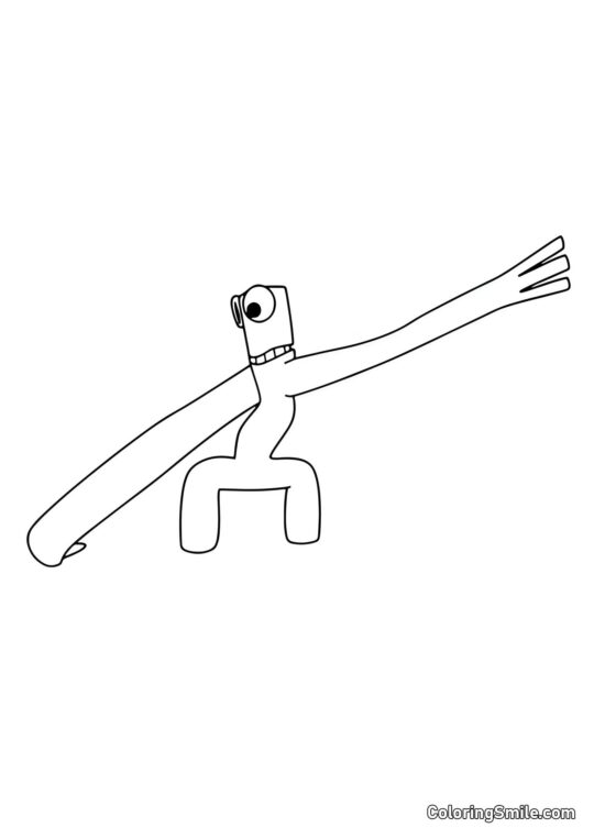 Vert s’étire - Page de Coloriage