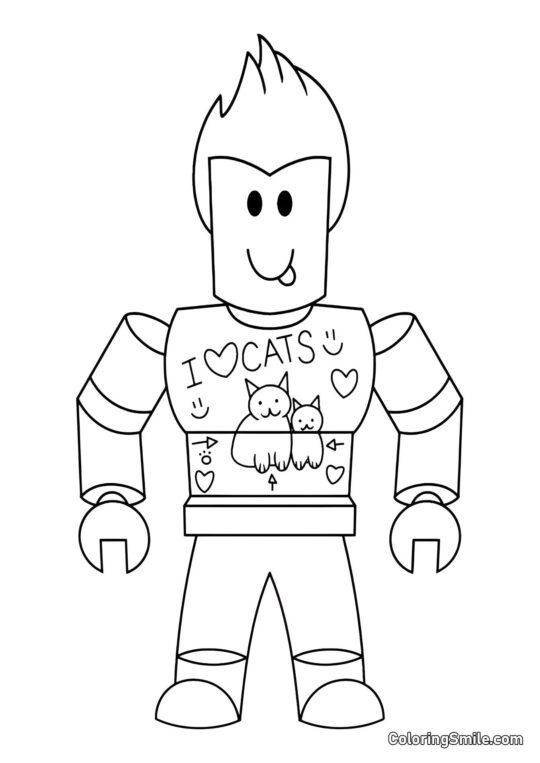 40 Nye Roblox Tegninger til Farvelægning Roblox Denis Daily - Farvelægningsside