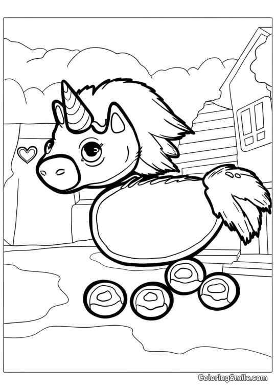 40 Nye Roblox Tegninger til Farvelægning Roblox Sød Enhjørning - Farvelægningsside