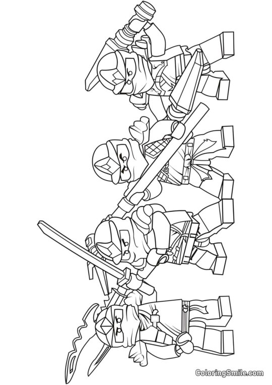 Disegni da colorare LEGO Ninjago Ninjago - Pagina da Colorare