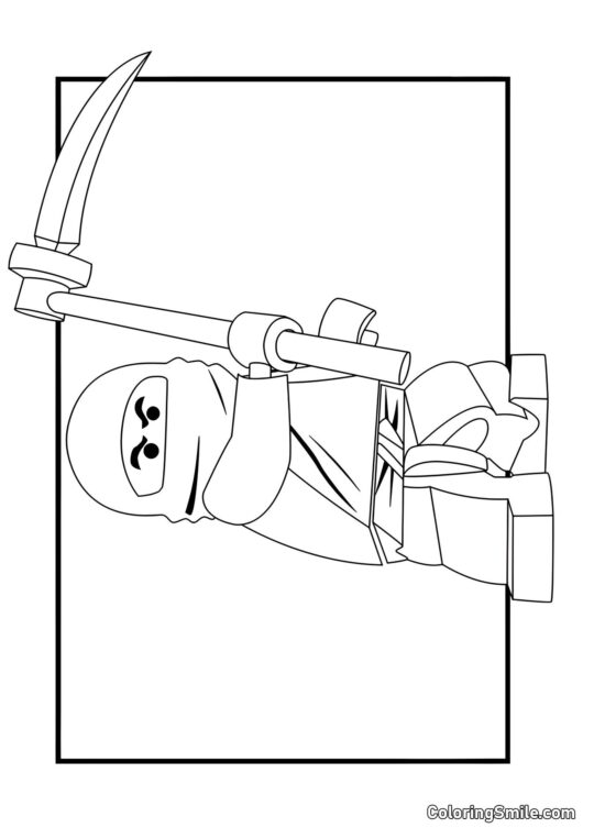 Disegni da colorare LEGO Ninjago Ninjago Cole - Pagina da Colorare