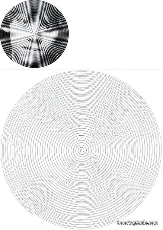 Ron Weasley espiral - Página para Colorir