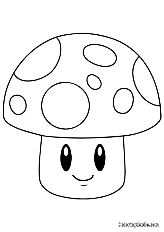 Sol-shroom fra Plants vs. Zombies - Farvelægningsside