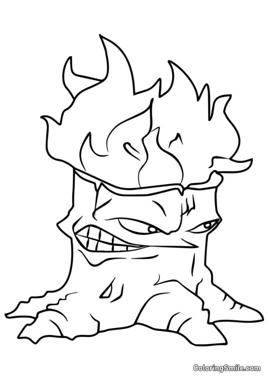 Torchwood fra Plants vs. Zombies - Farvelægningsside