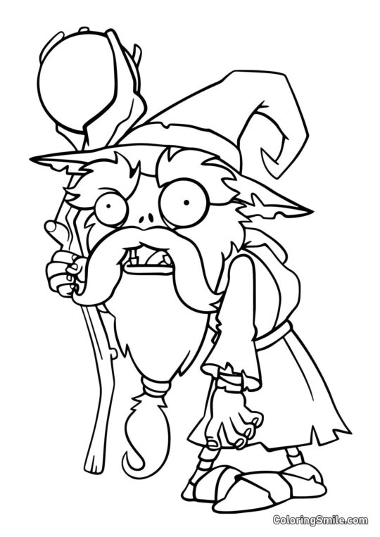 Quasar Wizard Zombie - Farvelægningsside